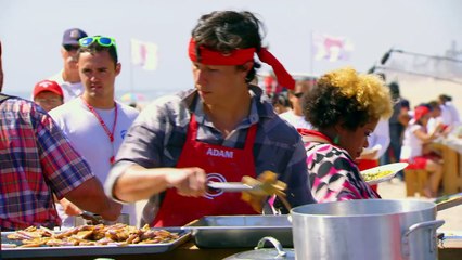 Jason Has Issues With The Fryer And Sends Out Soggy Eggplant _ Season 8 Ep. 4 _ MASTERCHEF-gGMxmcn4_bA