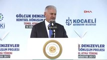 Kocaeli Başbakan Yıldırım, Gölcük Denizevler Kentsel Dönüşüm Projesi Temel Atma Töreni'nde Konuştu