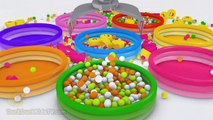 DuckDuckKidsTV    Learn Shapes for Children Baby Toddlers Kindergarten Kids 3D Colors Ball Pit Show