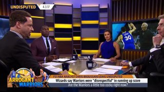 Wizards say the Warriors were disrespectful in running up the score | UNDISPUTED