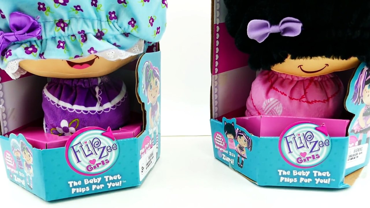 Flip Zee Girls Zabrina and Zuri Dolls Review - Transform Baby to Big Girl