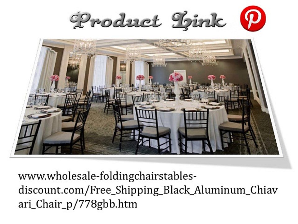 Wholesale Foldingchairstables Discount Offers Black Aluminum Chiavari Chair