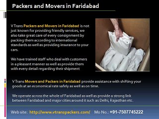 Packers and Movers in Faridabad | Movers and Packers Faridabad