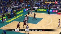 Calvin Abueva goes down against Qatar! FIBA Asia Cup 2017