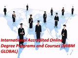 International Accredited Online Degree Programs and Courses online
