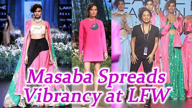 Lakme Fashion Week: Masaba spreads splash of vibrant colours at Lakme Fashion Week | FilmIBeat