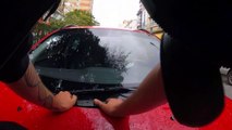 Un automobiliste percute un cycliste au Brésil