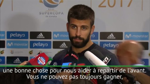 Foot - ESP - Supercoupe : Pique «La première fois que je sens le Real au-dessus»