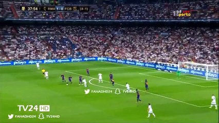 Le but de Benzema contre le Barça en Supercoupe d'Espagne !