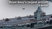 Britain's largest aircraft carrier, HMS Queen Elizabeth, has made its first public appearance