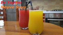 Ev Yapımı Karışık Meyve Suyu Nasıl Yapılır Homemade Fruit juice