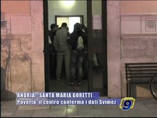 ANDRIA | Santa Maria Goretti - Povertà: il centro conferma i dati SVIMEZ