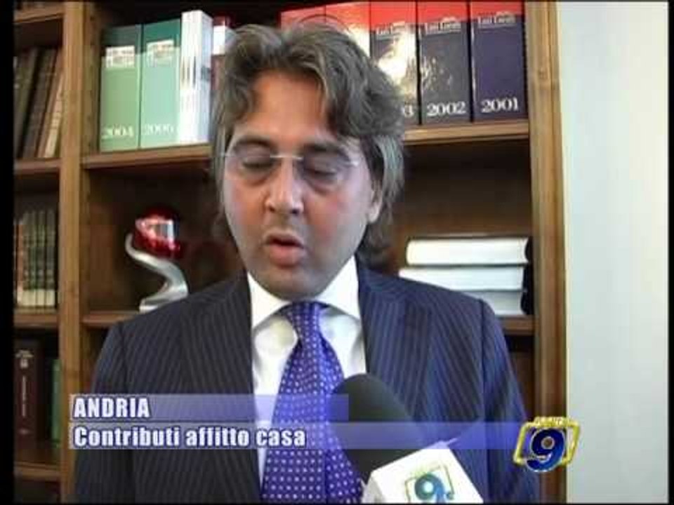ANDRIA | Contributi affitto casa