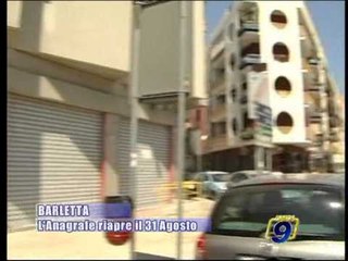BARLETTA | L'Anagrafe riapre il 31 agosto