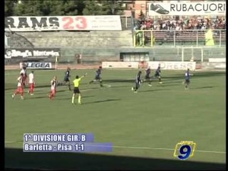 1^ DIVISIONE GIR. B | Barletta - Pisa 1-1