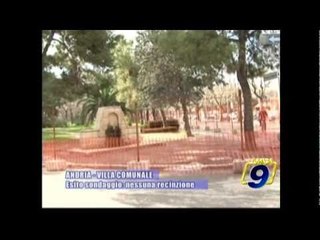 ANDRIA | Villa comunale. Esito sondaggio: nessuna recinzione