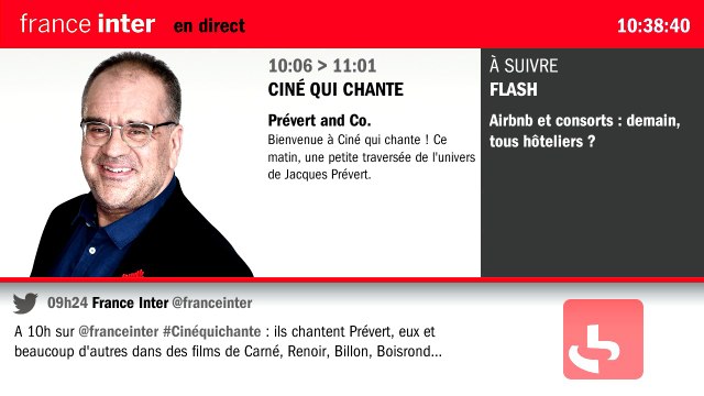 Sébastien Chenu au micro de Pierre Weill