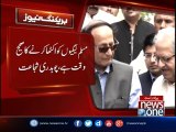 Ch. Shujaat addresses media in Karachi