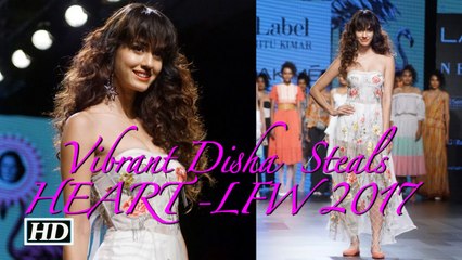 Vibrant Disha STEALS the Show at LFW Winter/Festive 2017