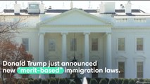 Trump announces new immigration laws