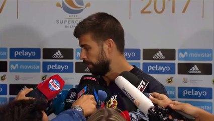 Supercoupe : Pique «La première fois que je sens le Real au-dessus»