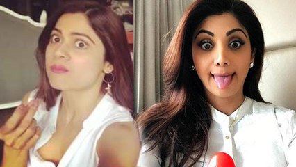 Shilpa Shetty FUNNY Food Eating Video With Sister Shamita Shetty