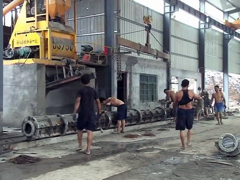 Concrete pre-stressed pole making machine_ concrete spun pole machinery_concrete pole machine - dailymotion