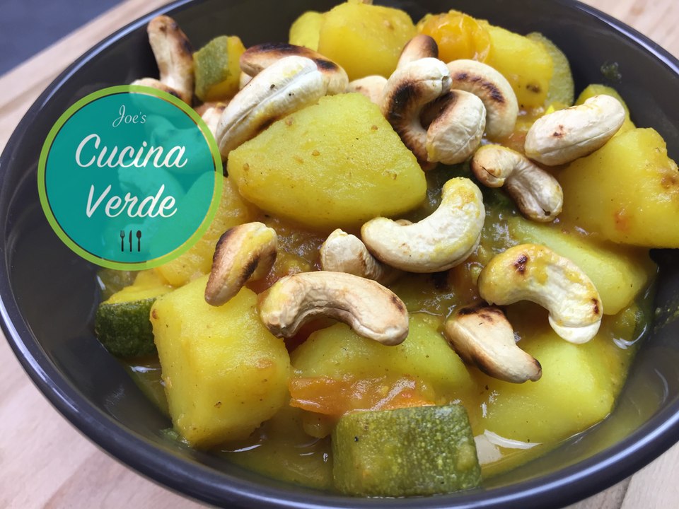 Kartoffel Curry mit Zucchini - Rezept