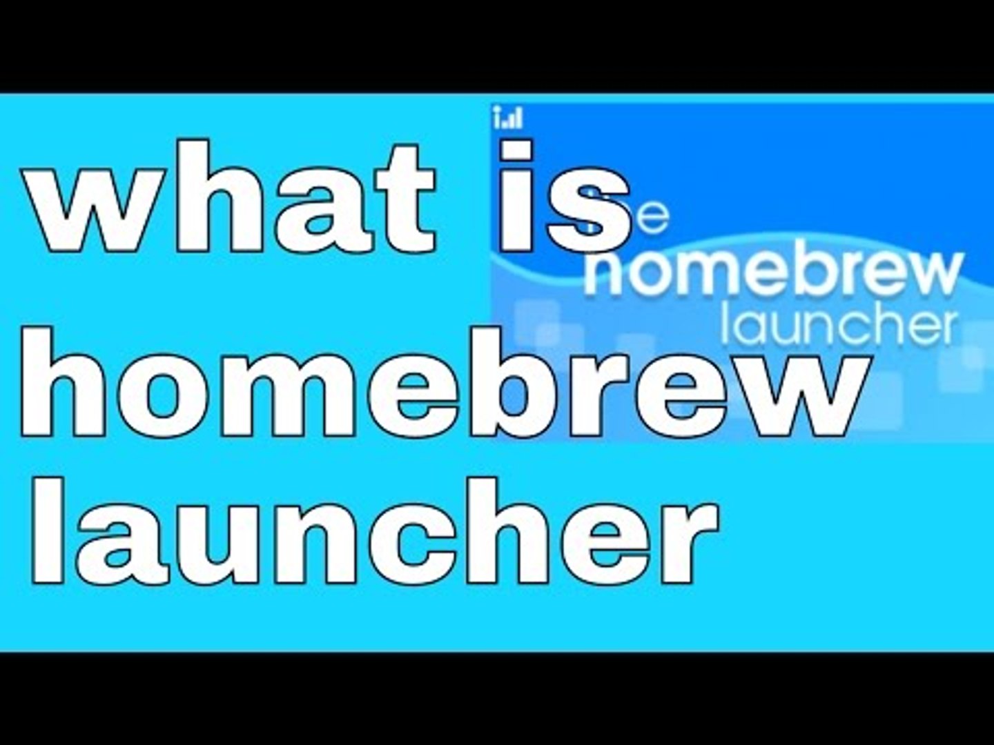 What is homebrew on the 3ds? homebrew launcher explained! - video  Dailymotion