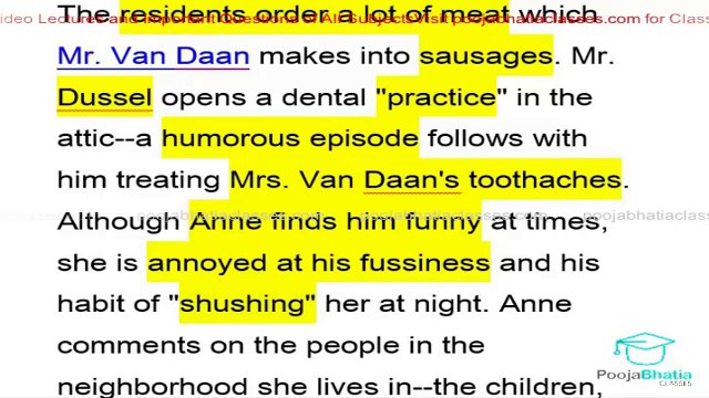 Diary of a Young Girl Anne Frank Hindi Summary Chapter 4