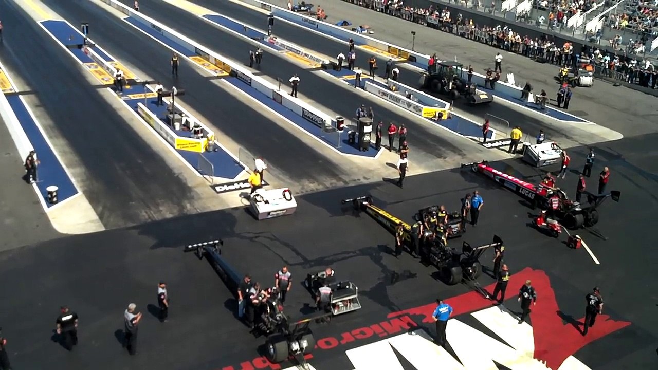 NHRA Accident! Crewmember ran over by Top Fuel Dragster