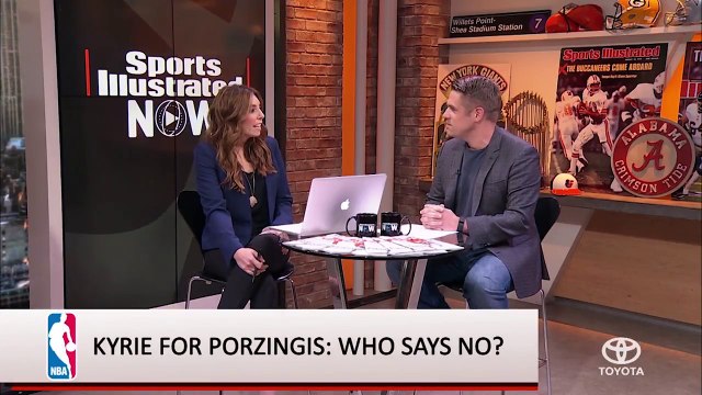 Kyrie Irving For Kristaps Porzingis_ Would Cavs, Knicks Reject Trade_ _ SI NOW _ Sports Illustrated