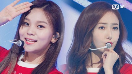 ′1위후보′ 청순 파워 ′여자친구′의 ′귀를 기울이면′ 무대