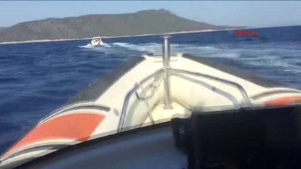 Bodrum Sürat Teknesiyle Kos'a Geçen 15 Suriyeli, Yakalandı