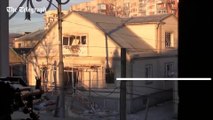 Russian special forces completely destroy house during shoot-out
