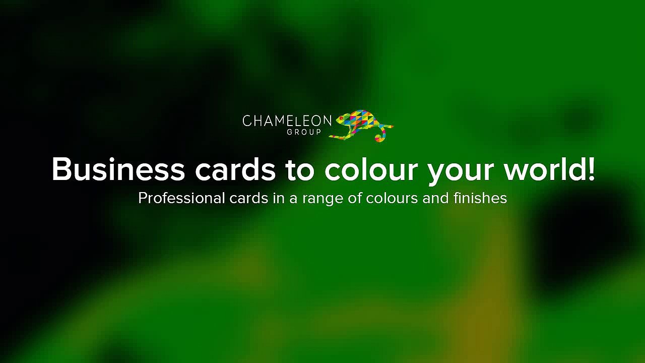 Professional Cards In A Range Of Colours And Finishes