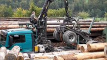 Amazing Modern Mega Machines Insólito Woodwork Sawmill Madera Madera Tractor Crane Saw Timberjack
