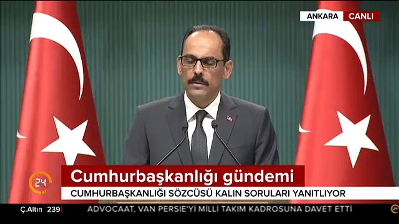 Cumhurbaşkanlığı Sözcüsü Kalın: Darbeciler Türkiye'ye gelseydi Almanya ne yapardı?