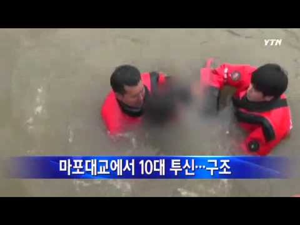 서울 마포대교에서 10대 투신...구조 / YTN