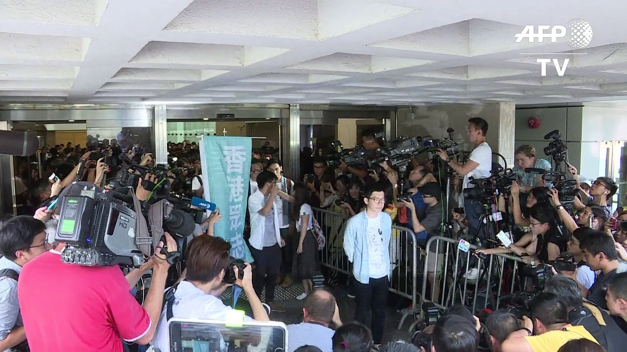 Ativistas são condenados à prisão em Hong Kong
