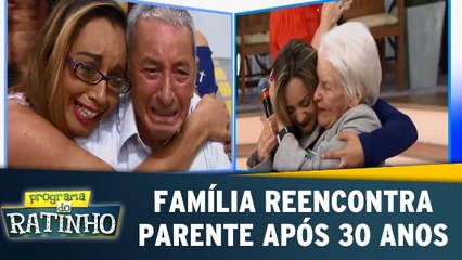 Família reencontra parente após 30 anos
