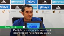 Barça - Valverde : "Paulinho, un joueur doué techniquement"