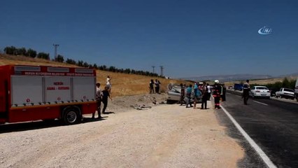 Yabancı Plakalı Otomobil Takla Attı: 5 Yaralı