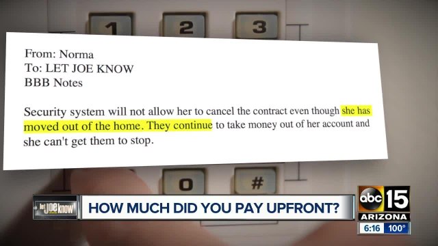 Let Joe Know helps consumers that paid up front for unreceived services