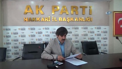AK Parti Hakkari İl Başkanı Fırat İstifa Etti