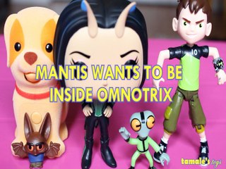 MANTIS WANTS TO BE INSIDE OMNITRIX LITTLE LIVE PETS GREY MATTER BEN 10 CARTOON NETWORK Toys BABY Videos, GUARDIANS OF TH