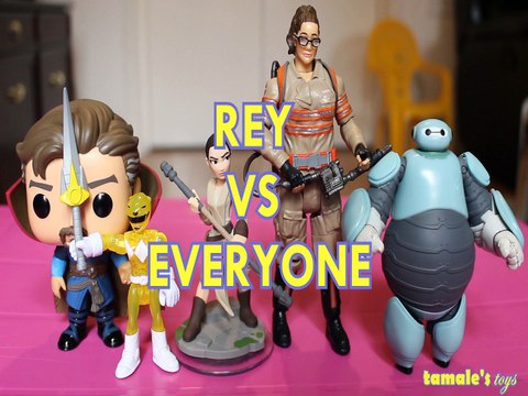 REY VS EVERYONE DOCTOR STRANGE YELLOW RANGER ABBY YATES BAY MAX DISNEY Toys BABY Videos, STAR WARS THE FORCE AWAKENS,MAR