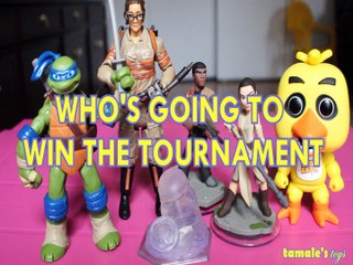 WHO'S GOING TO WIN THE TOURNAMENT LEONARDO ABBY YATES FINN REY CHICA Toys BABY Videos, TEENAGE MUTANT NIJA TURTLES , GHO