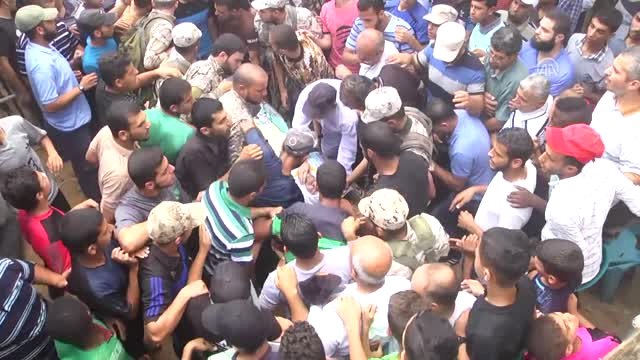 Refah'taki İntihar Saldırısında Ölen Güvenlik Görevlisi Caferi'nin Cenaze Töreni