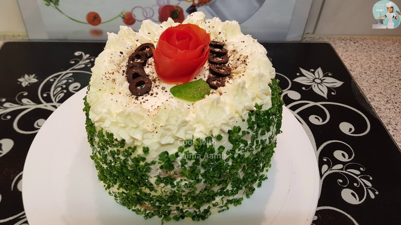 Sandwich Cake سینڈوچ کیک / Cook With Saima